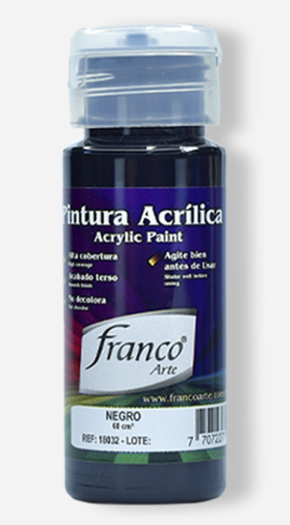Pintura acrílica Franco 60 ml