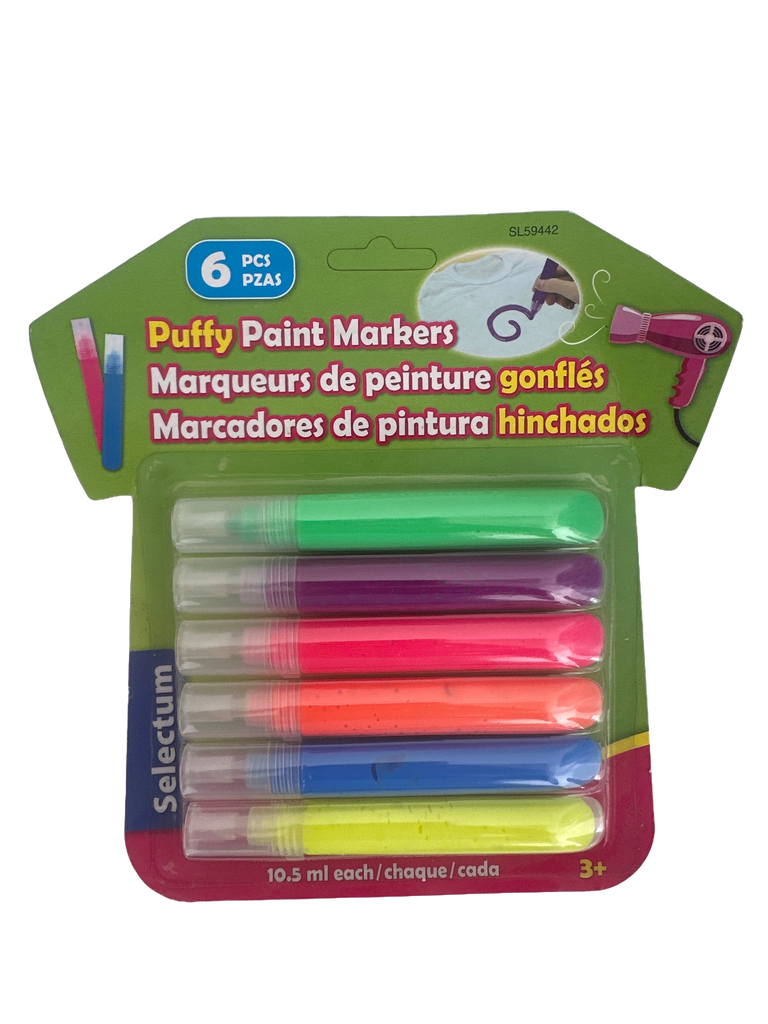 Marcadores de pintura puffy