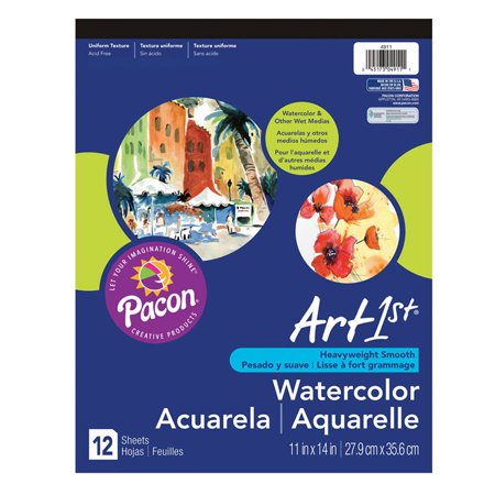 Pacon Corporation PAC4911 Art1St Cuaderno para acuarela 11” x 14”