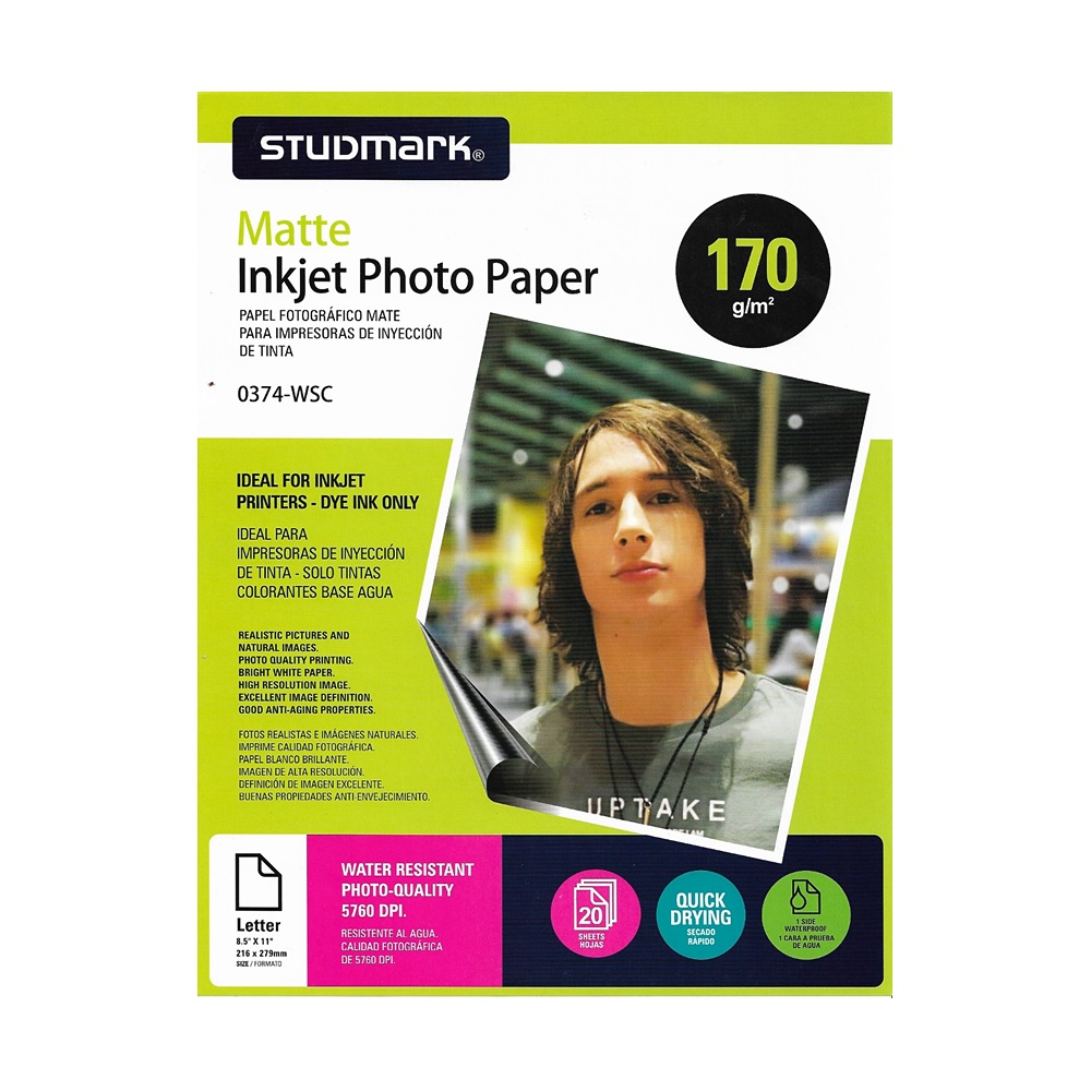 Studmark matte inkjet Photo paper 170g/m2 (20 hojas)