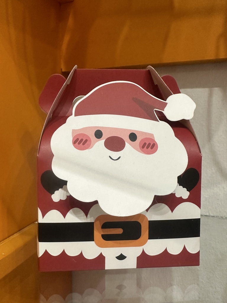 Caja tipo lonchera de navidad