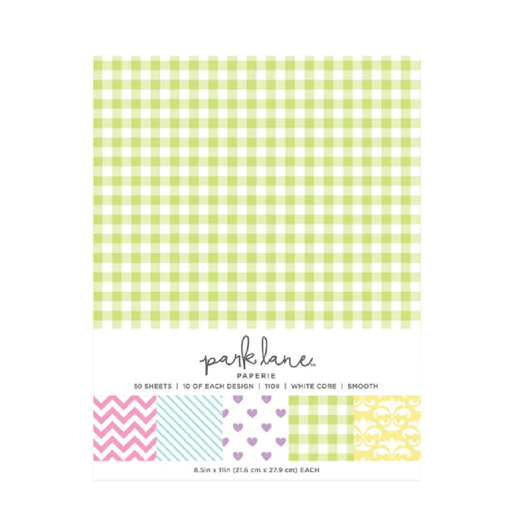 Park lane patterned pastels 110lb (50 hojas)