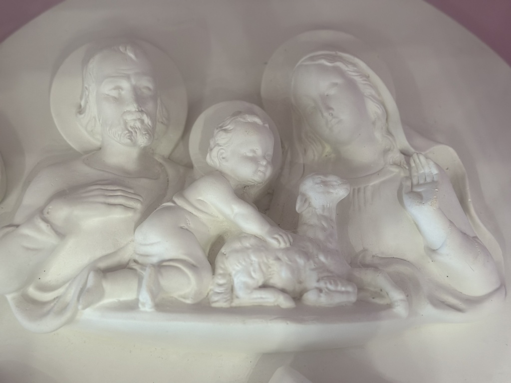 Sagrada familia para pared en yeso