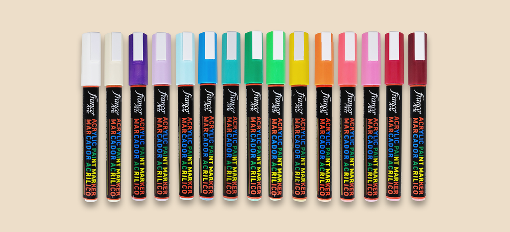 Marcador acrílico 3mm Franco