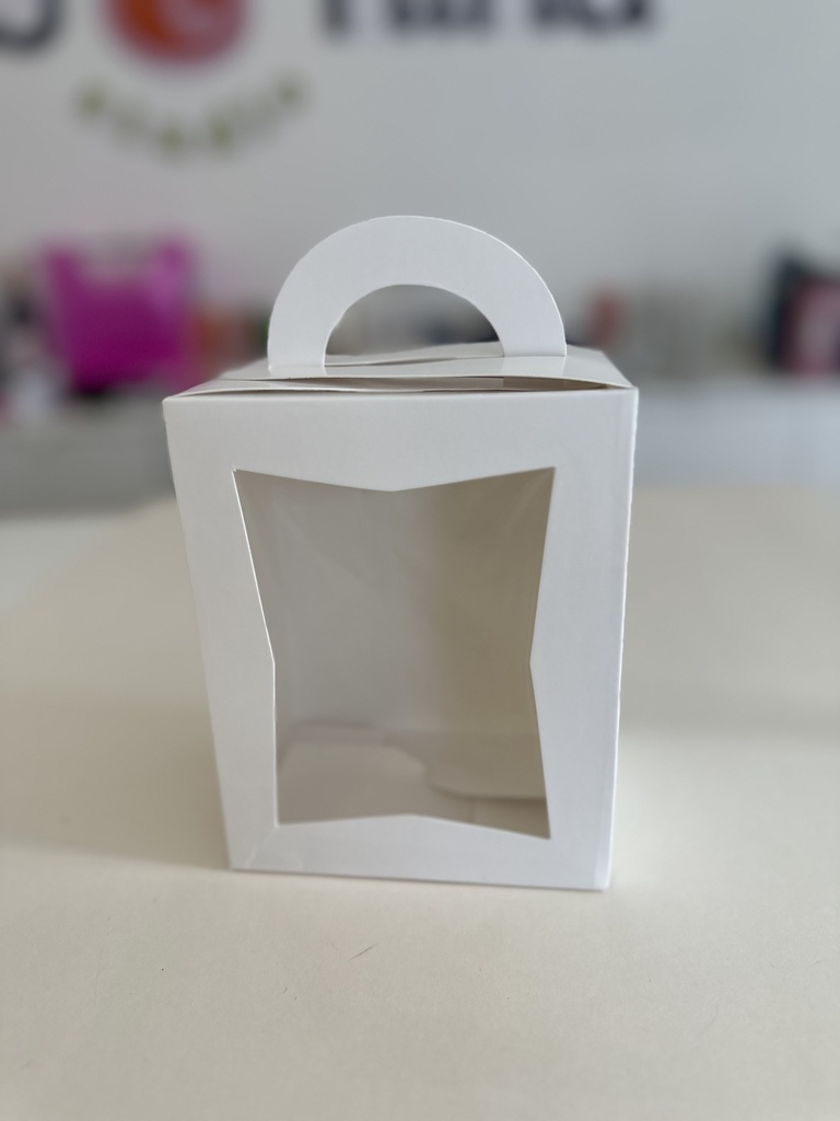 Caja blanca para taza 6" x 5" x 3.5" (h)