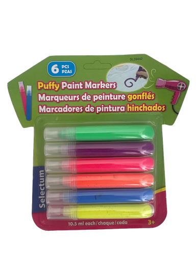 Marcadores de pintura puffy