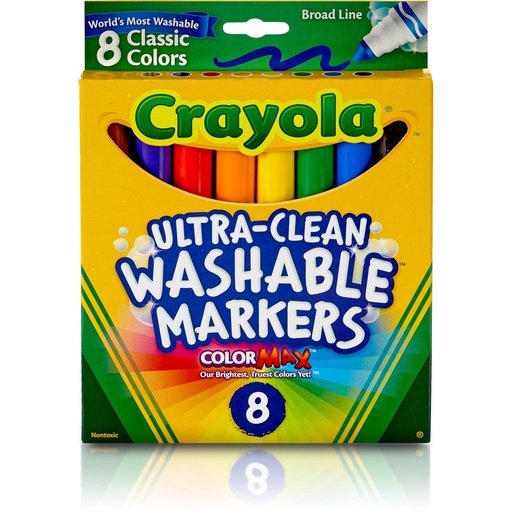 Crayola marcadores lavables set de 8