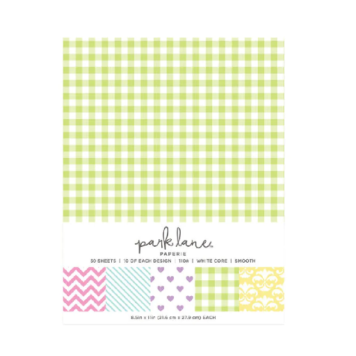 Park lane patterned pastels 110lb (50 hojas)